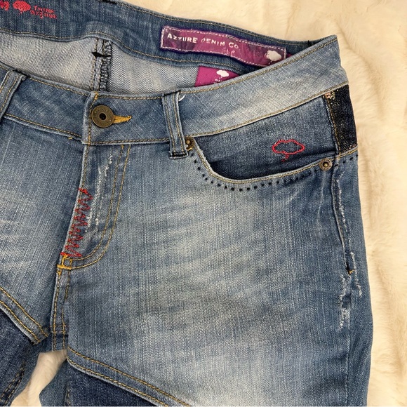 Azzure Jeans One-of-a-kind Y2K Straight Denim Size 28 - Picture 6 of 12
